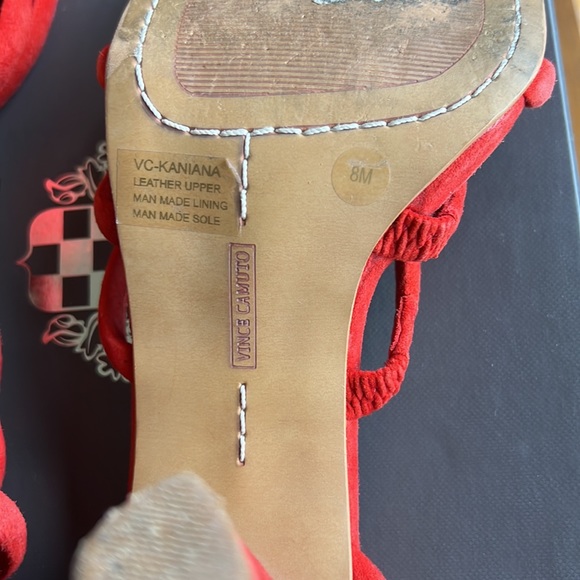 *HOST PICK* Vince Camuto Red Hot Rio True Suede VC-Kaniana Sz 8 - Picture 5 of 7
